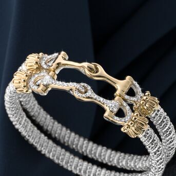 Featuring horse  horsebit motifs, VAHAN Jewelrys new Equestrian Collection upgrades every look with