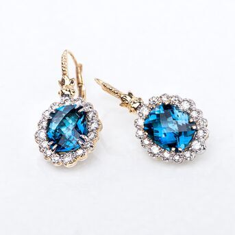 Every bride needs a little something blue! 